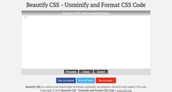 Desktop Screenshot of beautifycss.com