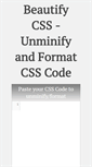 Mobile Screenshot of beautifycss.com